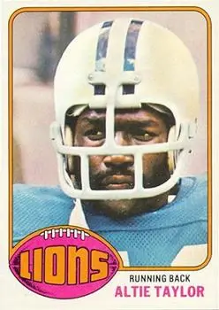 1976 Topps #79 - Altie Taylor - Detroit Lions