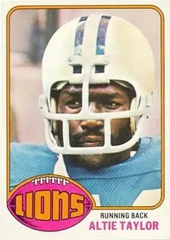 1976 Topps #79 - Altie Taylor - Detroit Lions 1976 Topps #79 - Altie Taylor - Detroit Lions