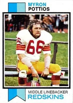 1973 Topps #71 - Myron Pottios - Washington Redskins