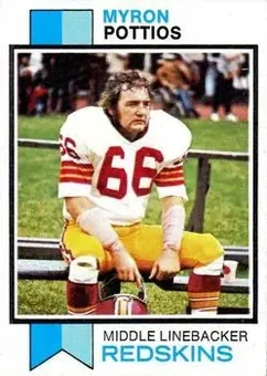 1973 Topps #71 - Myron Pottios - Washington Redskins