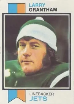 1973 Topps #74 - Larry Grantham - New York Jets