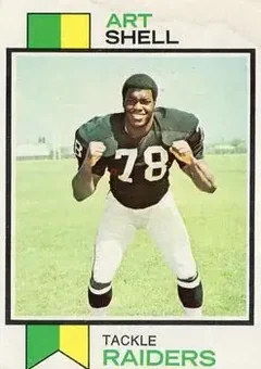 1973 Topps #77 - Art Shell - Oakland Raiders