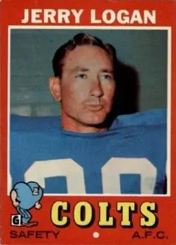 1971 Topps #134 - Jerry Logan - Baltimore Colts 1971 Topps #134 - Jerry Logan - Baltimore Colts