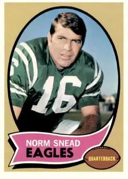 1970 Topps #115 - Norm Snead - Philadelphia Eagles - Front