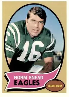 1970 Topps #115 - Norm Snead - Philadelphia Eagles