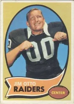 1970 Topps #116 - Jim Otto - Oakland Raiders