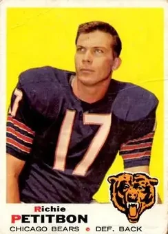 1969 Topps #230 - Richie Petitbon - Chicago Bears