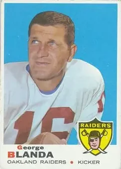 1969 Topps #232 - George Blanda - Oakland Raiders