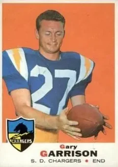 1969 Topps #233 - Gary Garrison - San Diego Chargers