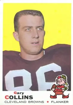 1969 Topps #234 - Gary Collins - Cleveland Browns