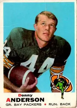 1969 Topps #237 - Donny Anderson - Green Bay Packers