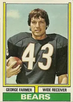 1974 Topps #71 - George Farmer - Chicago Bears
