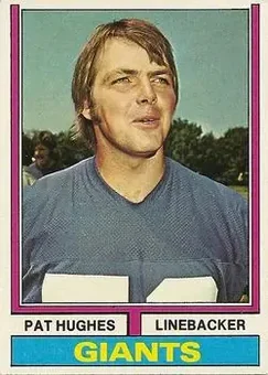 1974 Topps #74 - Pat Hughes - New York Giants