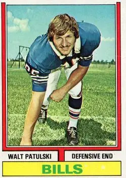 1974 Topps #79 - Walt Patulski - Buffalo Bills