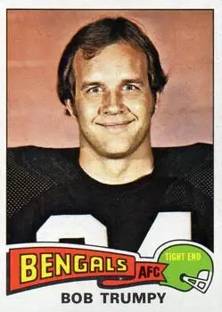 1975 Topps #85 - Bob Trumpy - Cincinnati Bengals