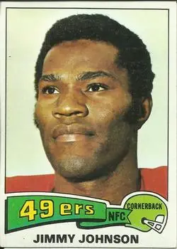 1975 Topps #89 - Jim Johnson - San Francisco 49ers - Front