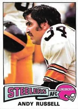 1975 Topps #90 - Andy Russell - Pittsburgh Steelers