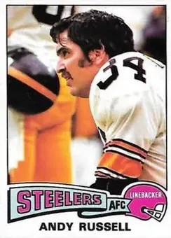1975 Topps #90 - Andy Russell - Pittsburgh Steelers