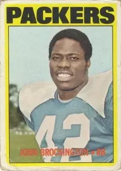 1972 Topps #85 - John Brockington - Green Bay Packers 1972 Topps #85 - John Brockington - Green Bay Packers