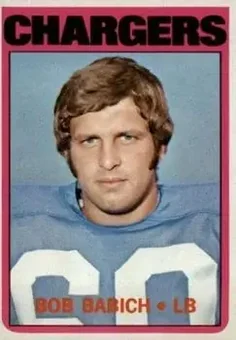 1972 Topps #89 - Bob Babich - San Diego Chargers