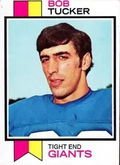 1973 Topps #80 - Bob Tucker - New York Giants