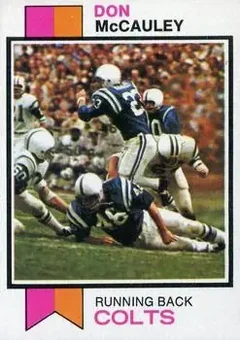 1973 Topps #81 - Don McCauley - Baltimore Colts
