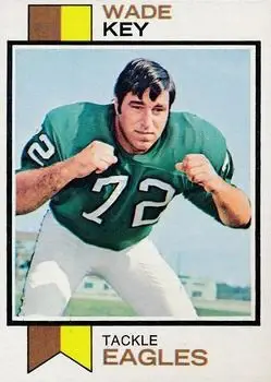 1973 Topps #86 - Wade Key - Philadelphia Eagles