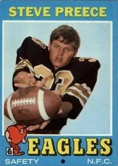 1971 Topps #142 - Steve Preece - Philadelphia Eagles