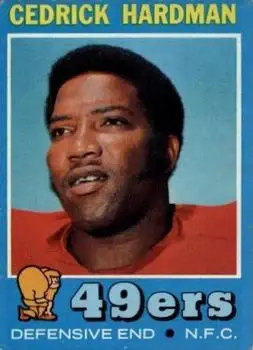 1971 Topps #149 - Cedrick Hardman - San Francisco 49ers