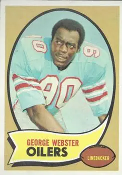 1970 Topps #120 - George Webster - Houston Oilers