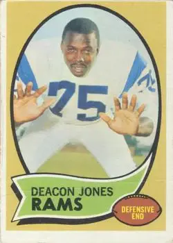 1970 Topps #125 - Dave Jones - Los Angeles Rams
