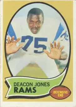1970 Topps #125 - Dave Jones - Los Angeles Rams