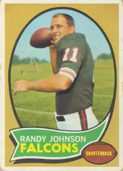 1970 Topps #126 - Randy Johnson - Atlanta Falcons - Front