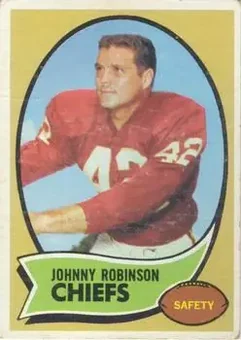 1970 Topps #129 - Johnny Robinson - Kansas City Chiefs