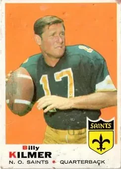 1969 Topps #240 - Bill Kilmer - New Orleans Saints