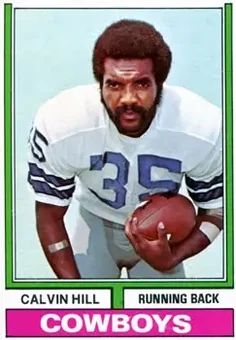 1974 Topps #95 - Calvin Hill - Dallas Cowboys 1974 Topps #95 - Calvin Hill - Dallas Cowboys