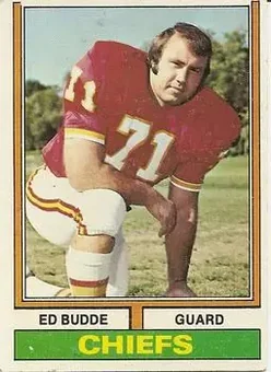 1974 Topps #108 - Ed Budde - Kansas City Chiefs