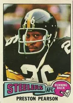 1975 Topps #98 - Preston Pearson - Pittsburgh Steelers 1975 Topps #98 - Preston Pearson - Pittsburgh Steelers