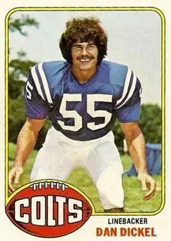 1976 Topps #92 - Dan Dickel - Baltimore Colts
