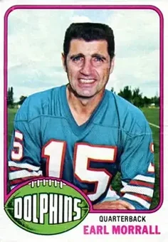 1976 Topps #93 - Earl Morrall - Miami Dolphins