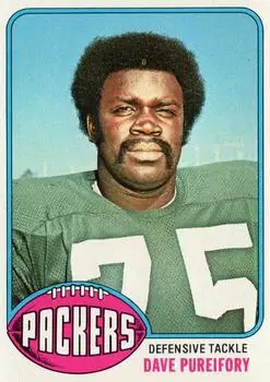 1976 Topps #99 - Dave Pureifory - Green Bay Packers - Front 1976 Topps #99 - Dave Pureifory - Green Bay Packers - Front