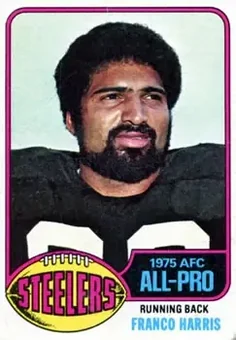 1976 Topps #100 - Franco Harris - Pittsburgh Steelers