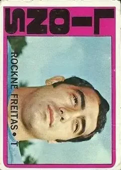 1972 Topps #94 - Rockne Freitas - Detroit Lions