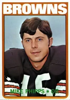 1972 Topps #96 - Mike Phipps - Cleveland Browns