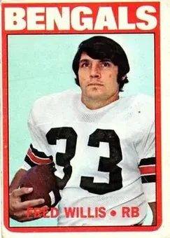 1972 Topps #99 - Fred Willis - Cincinnati Bengals