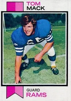 1973 Topps #90 - Tom Mack - Los Angeles Rams