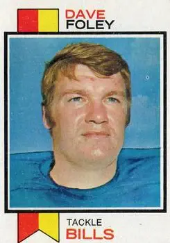 1973 Topps #94 - Dave Foley - Buffalo Bills - Front
