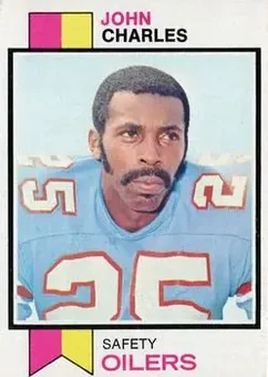 1973 Topps #96 - John Charles - Houston Oilers