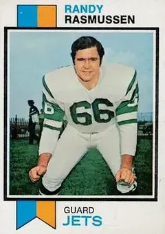 1973 Topps #99 - Randy Rasmussen - New York Jets
