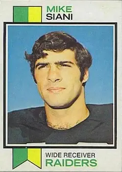 1973 Topps #101 - Mike Siani - Oakland Raiders - Front
